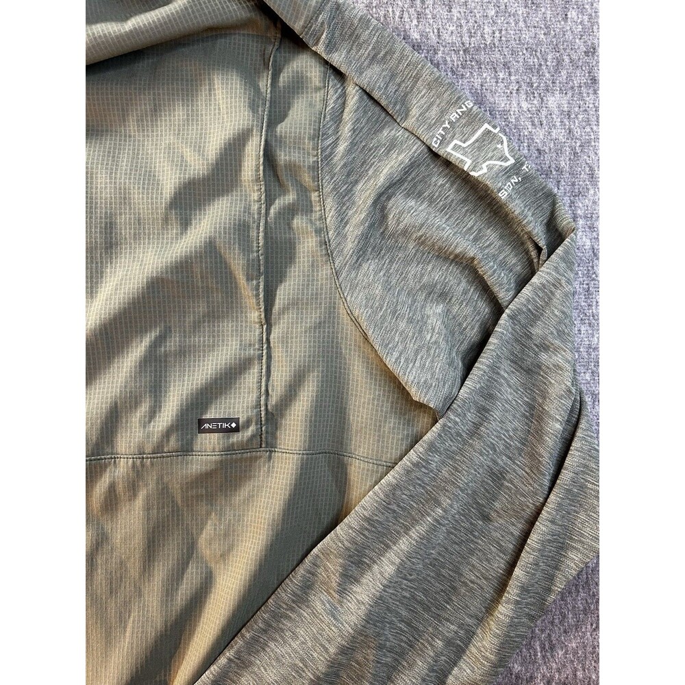 NEW Anetik Hoodie Men Sz XL Ultralight Outdoor Tech Hoodie Shirt Vint Green - Picture 10 of 11